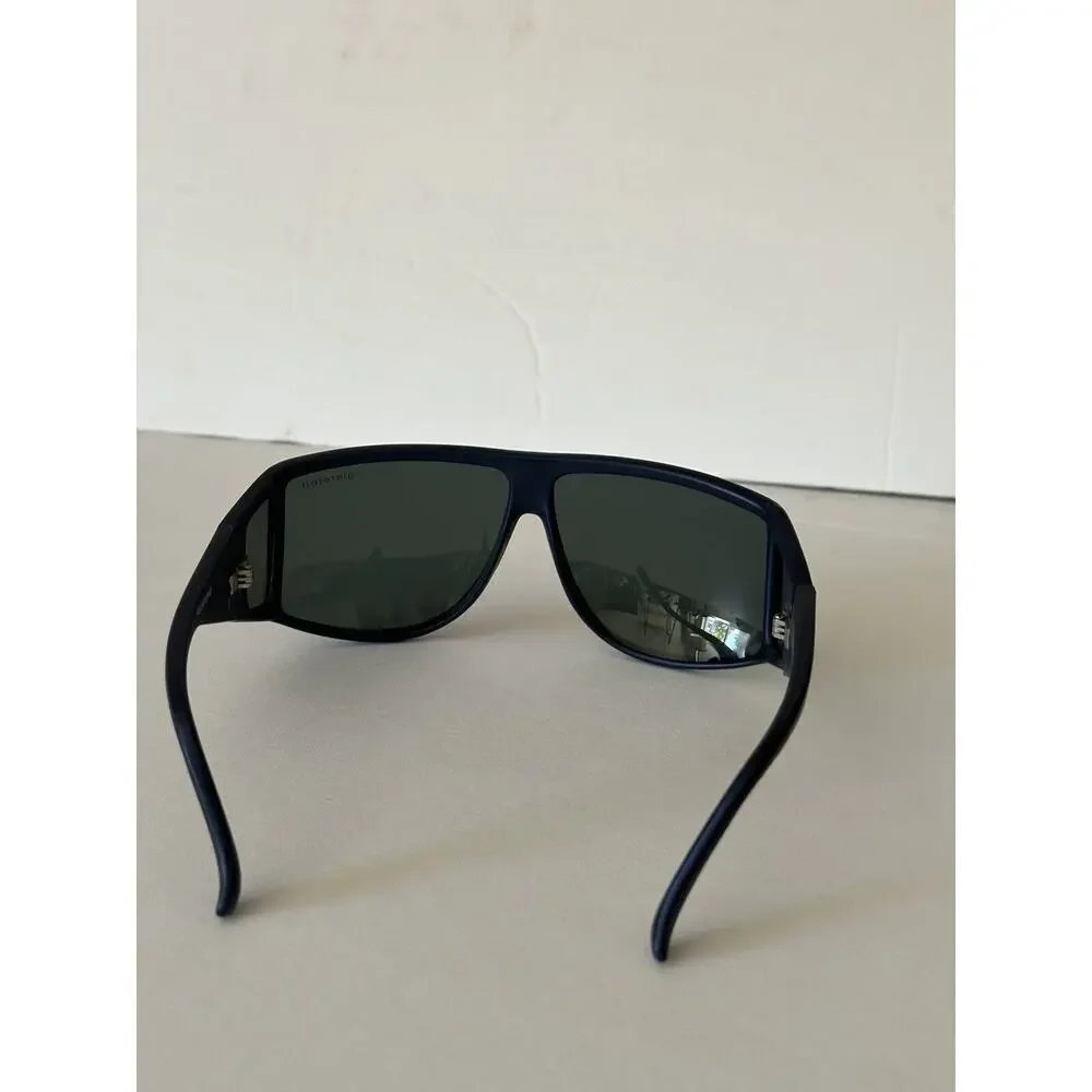 Glarefoil sunglasses men polarized Four Lenses By Polaroid 9604F glass lens Blue